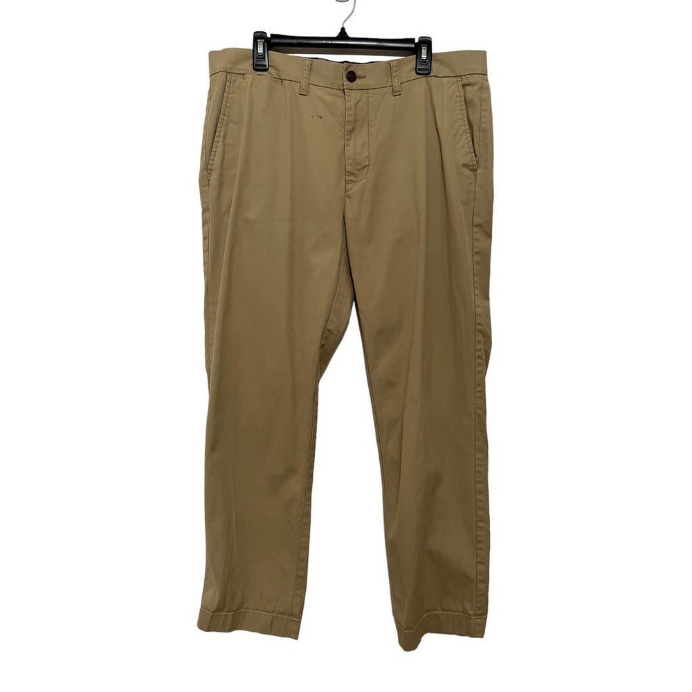 Tommy Hilfiger Men Chino Khaki Pants Tailored Fit 36 x 30